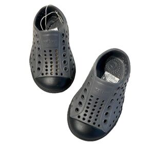 Native Jefferson Toddler Shoes C5 Grey Black NEW